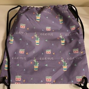 Drawstring Bag with Foldable Hood